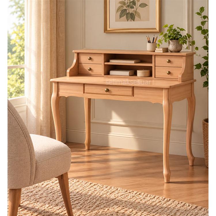 Safir Lükens Raflı Çalışma Masası